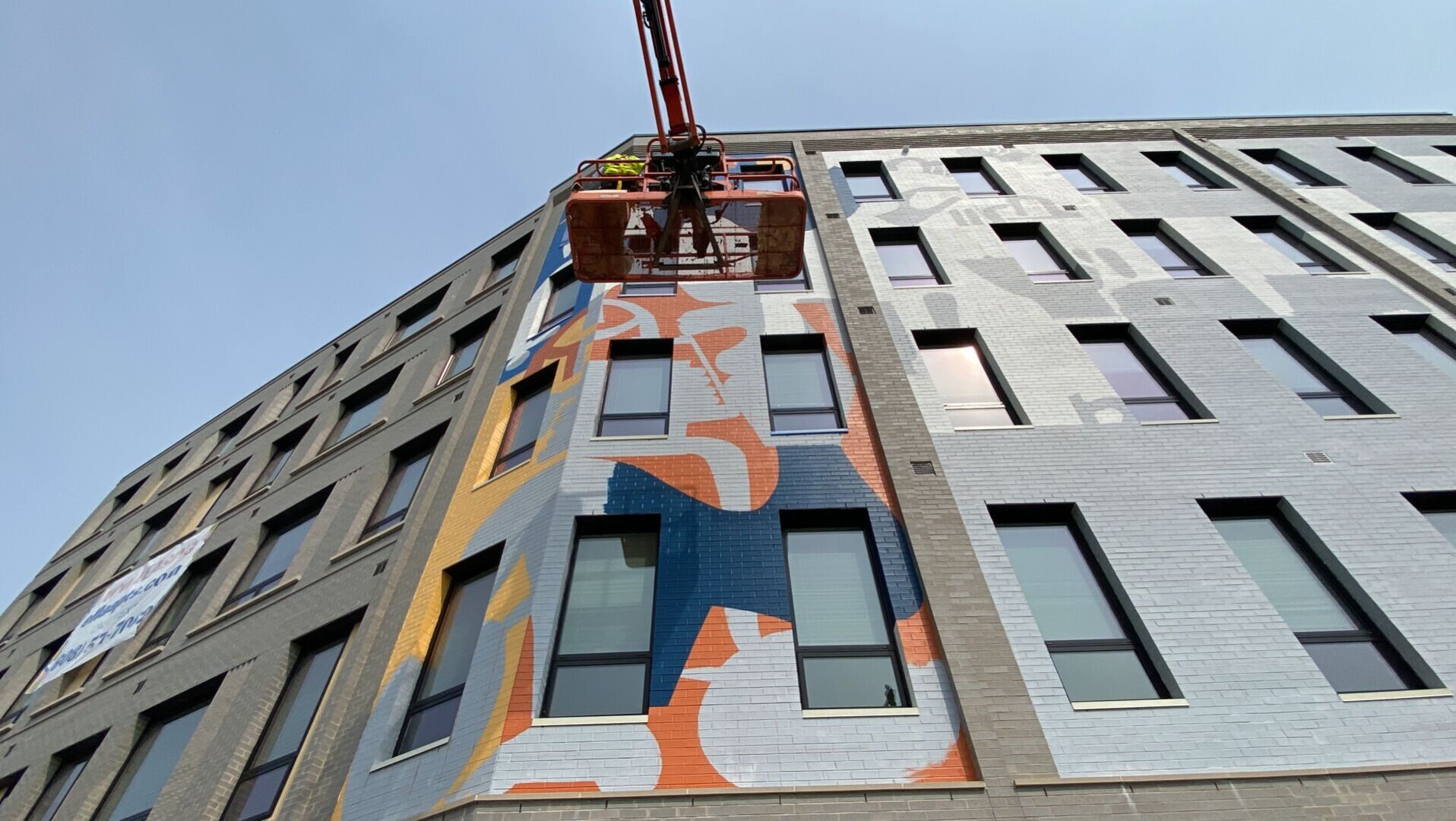 Ella Apartments mural